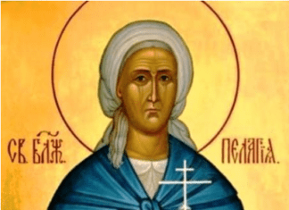 Fericita Pelaghia, o sfântă nebună pentru Hristos, ucenica Sfântului Serafim de Sarov